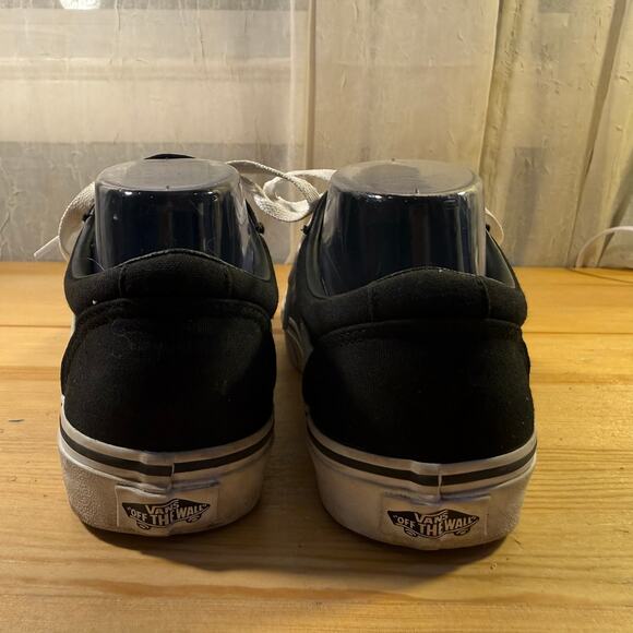 Vans Old Skool Black White Low Top Canvas Sneakers Women’s 8.5 - Picture 6 of 7